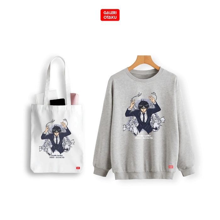 TERBARU SWEATER ANIME HUNTER X HUNTER CHROLLO LUCILFER / TOTEBAG ANIME PREMIUM / JAKET ANIME CREW NECK ANIME / SWEATER CHROLLO LUCILFER