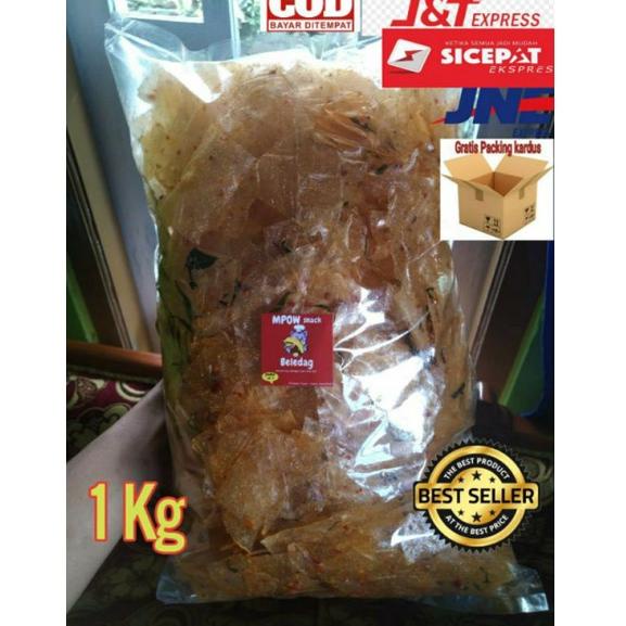 

BEST TERLARIS G849 Keripik kaca kiloan / kripik beling / beledag 1kg ビ
