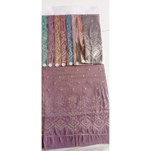 [ Warung Textile ] Kain Airflow / Wrinkle / Crinkle Bordir