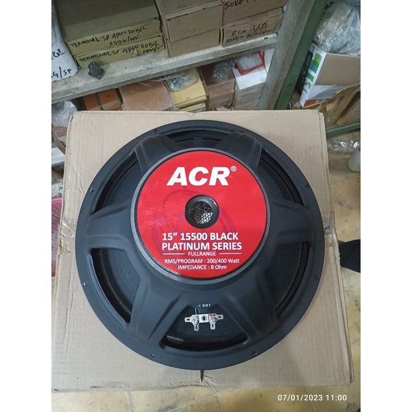 (NON COD) SPEAKER ACR 15&quot; ACR 15500 BLACK PLATINUM SERIES