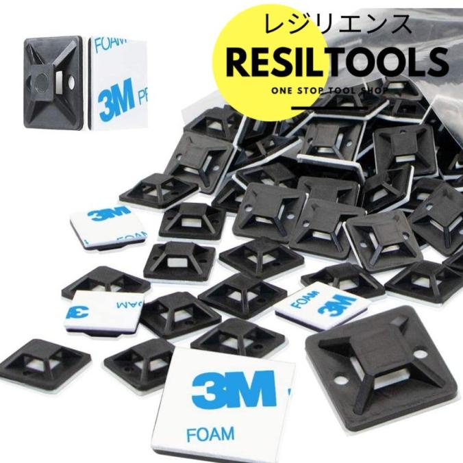 

Mounting Cable Ties 30 x 30 Hitam Gantungan Kabel Tis Tie Cantelan 1Pa citrab44 Murah