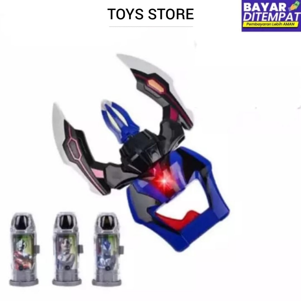 1 Pack Mainan Anak Cangkraman Ultraman Geed Claw Free Batree / Mainan Senjata Cakar Cangkraman Ultra