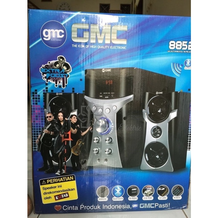 GMC-885B Mutimedia Speaker (Bluetooth) 2.1 ORIGINAL.