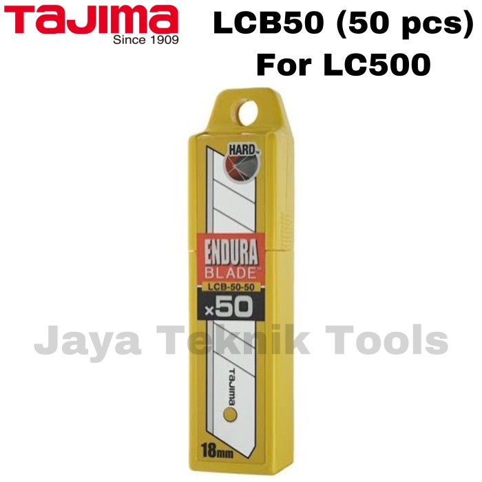 

Mew Isi Refill Cutter Tajima Lcb 50 H - 50 Pcs Endura 500 Spare Blade