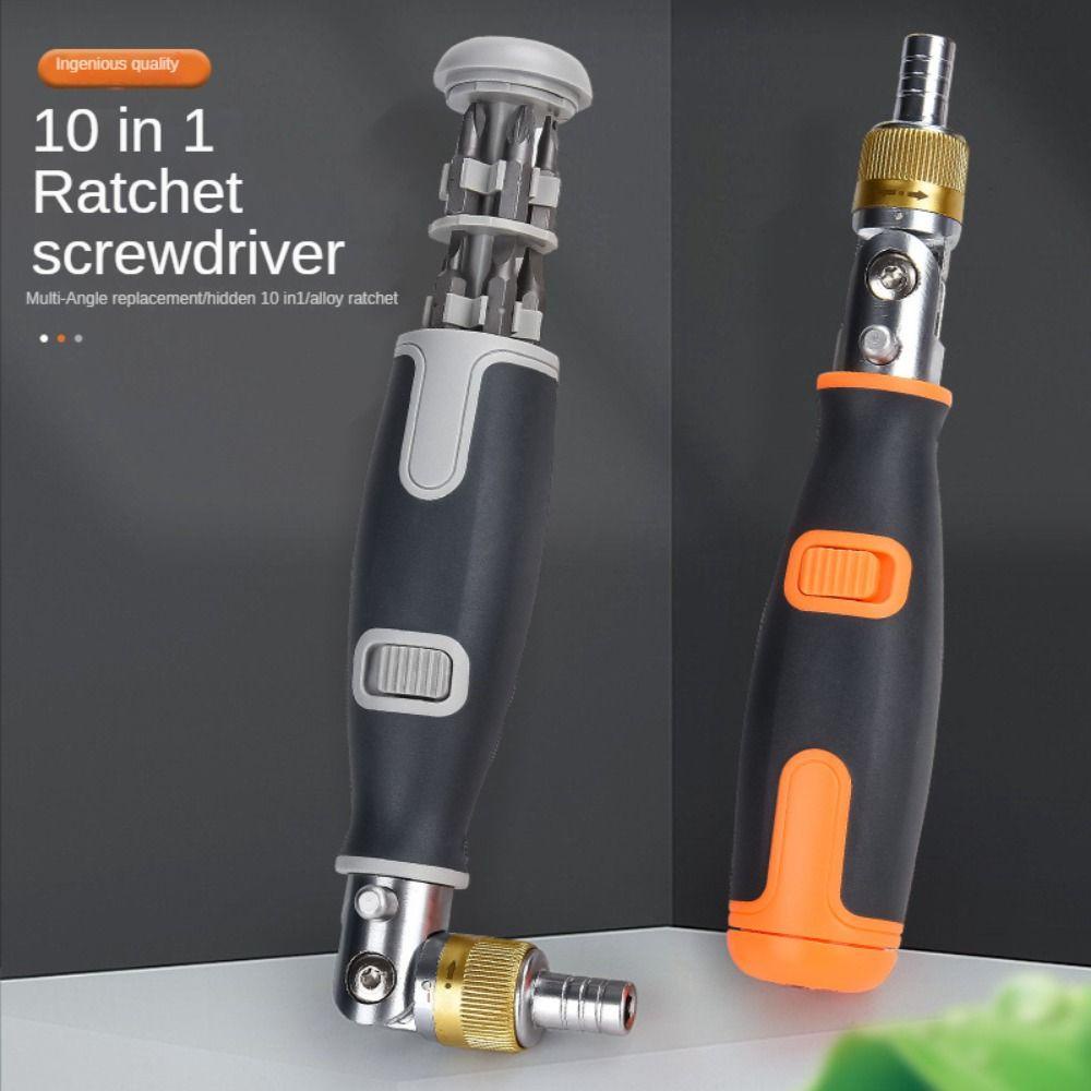 Obeng Ratchet Nanas Multifungsi Hidden Bits Tool Screwdriver Bit Set