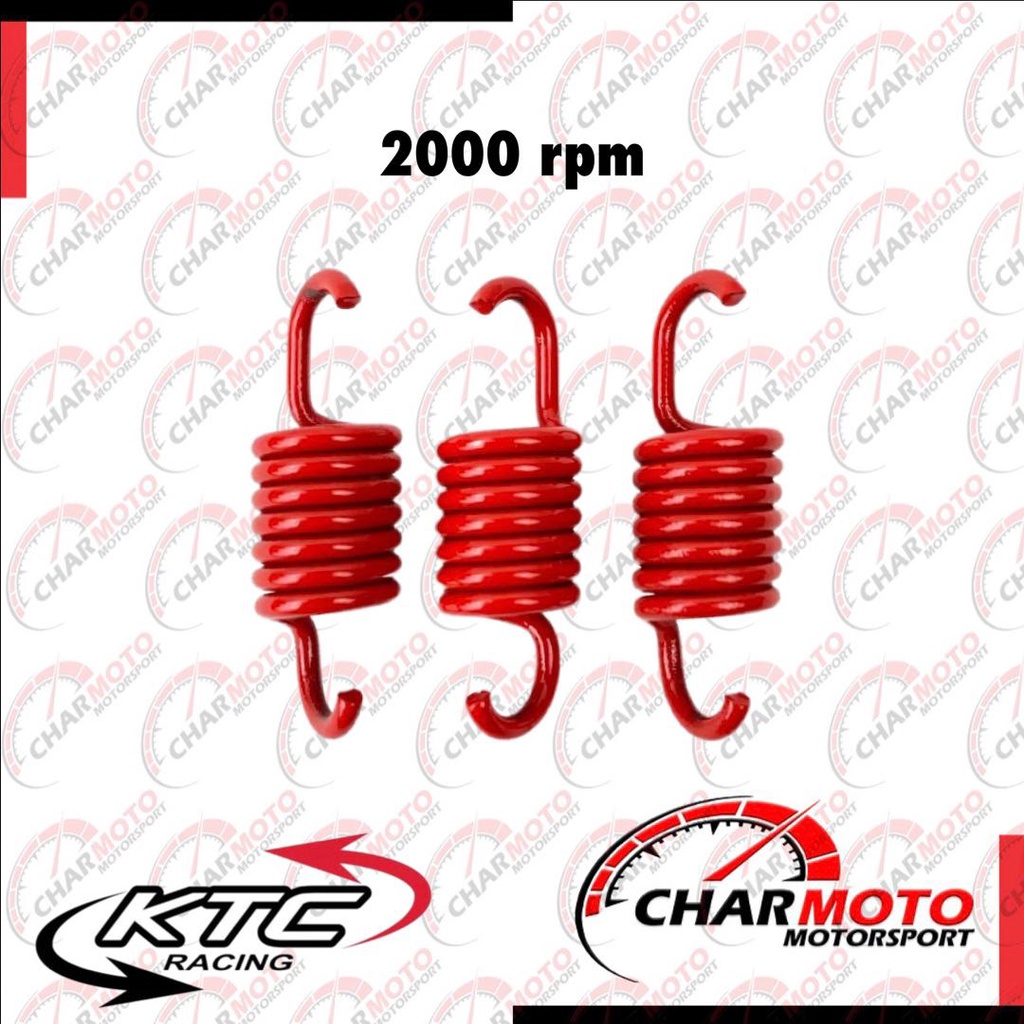 Per Kampas Ganda KTC Original  Per Sentri Otomatis Beat Nmax Vario 150 1000 1500 2000rpm - Charmoto