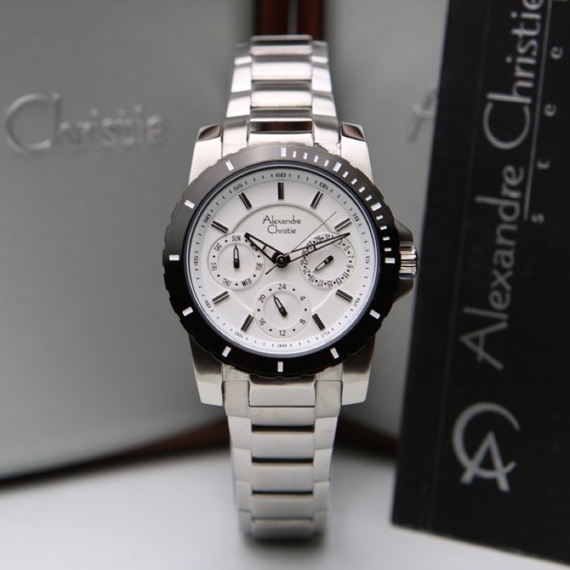 Jam tangan Alexandre Christie wanita  Ac 6141 chrono aktif