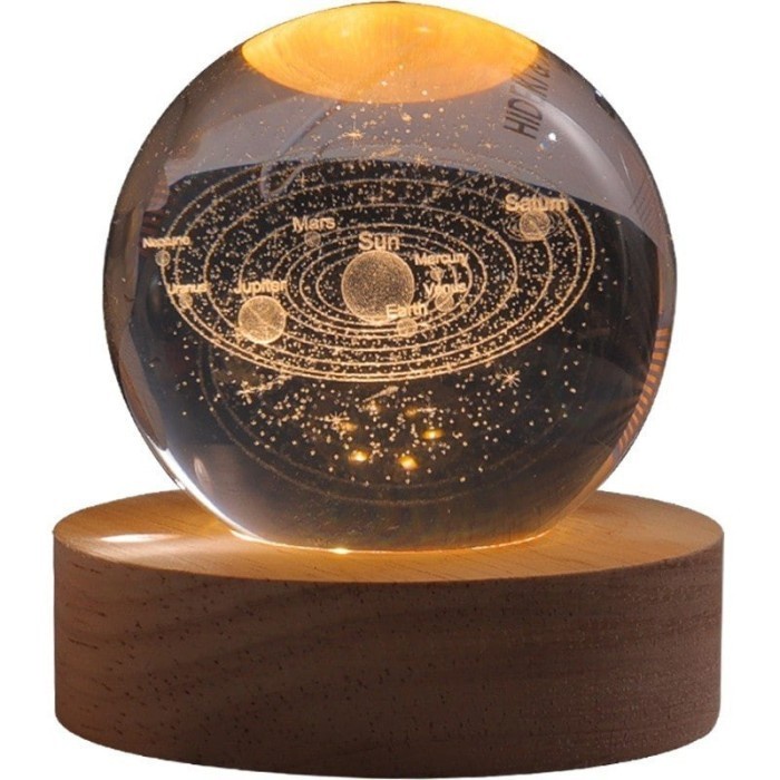 barokahgamis LUMINOUS CRYSTAL BALL / LAMPU TIDUR KRISTAL