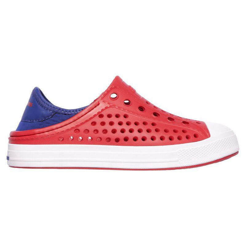 SKECHERS GUZMAN STEP AQUA SURGE KIDS RED/NAVY