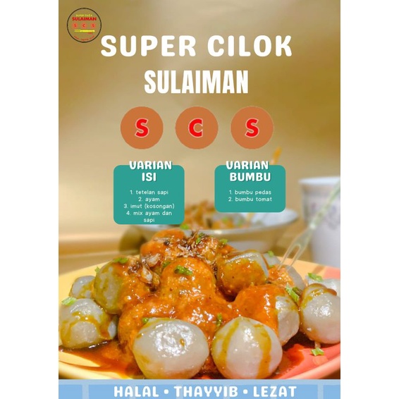

CILOK FROZEN HALAL, SUPER CILOK SULAIMAN DENGAN SAUS KACANG
