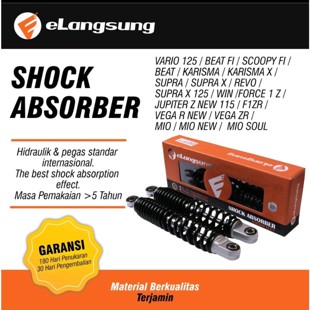 SHOCK BREAKER SOK BREKER BELAKANG SUPRA X 125 REVO ABSOLUTE BLADE SMASH SHOGUN KARISAMA SUPRA FIT NEW ELANGSUNG