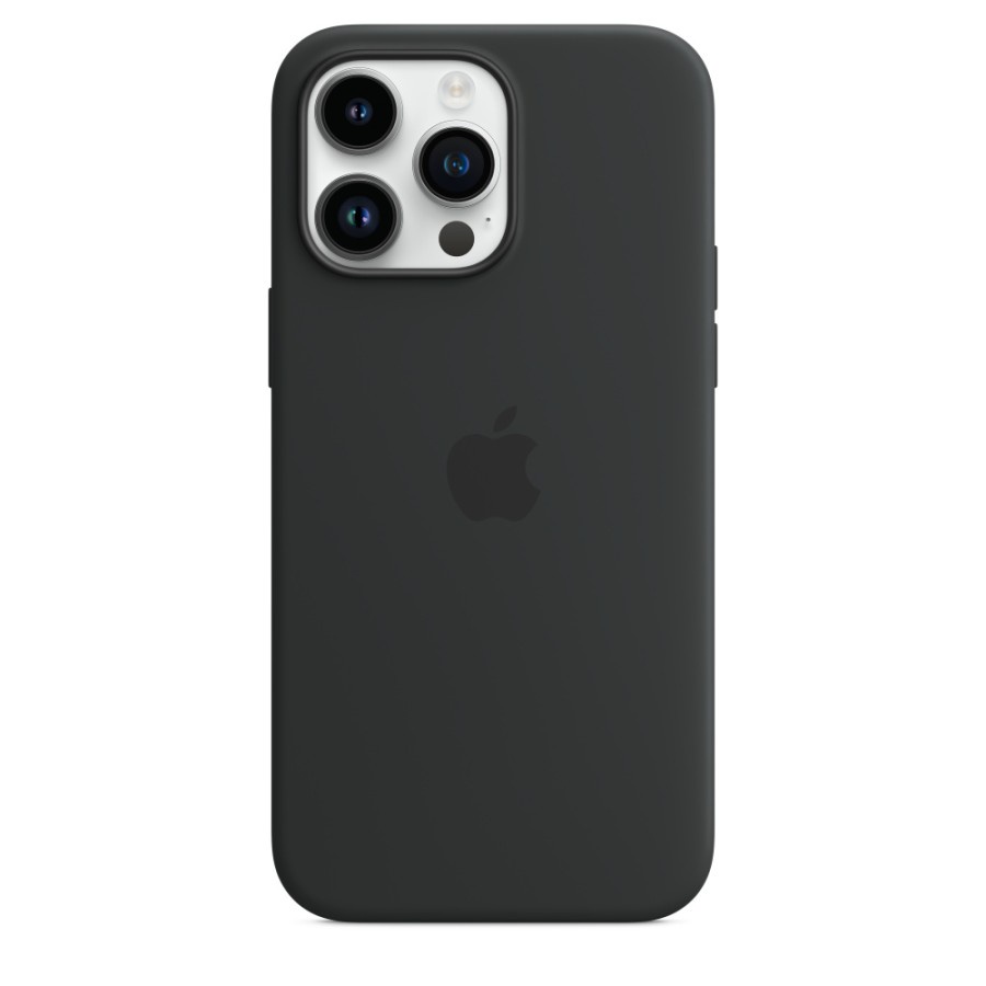 Apple Silicone Case with MagSafe for iPhone 14 Series Pro Max Original - iP 14 Pro Max Midnight