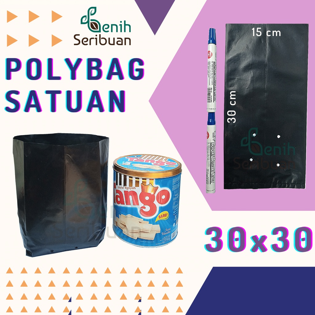 Benih Seribuan - Polybag Tanaman 30x30 Tebal