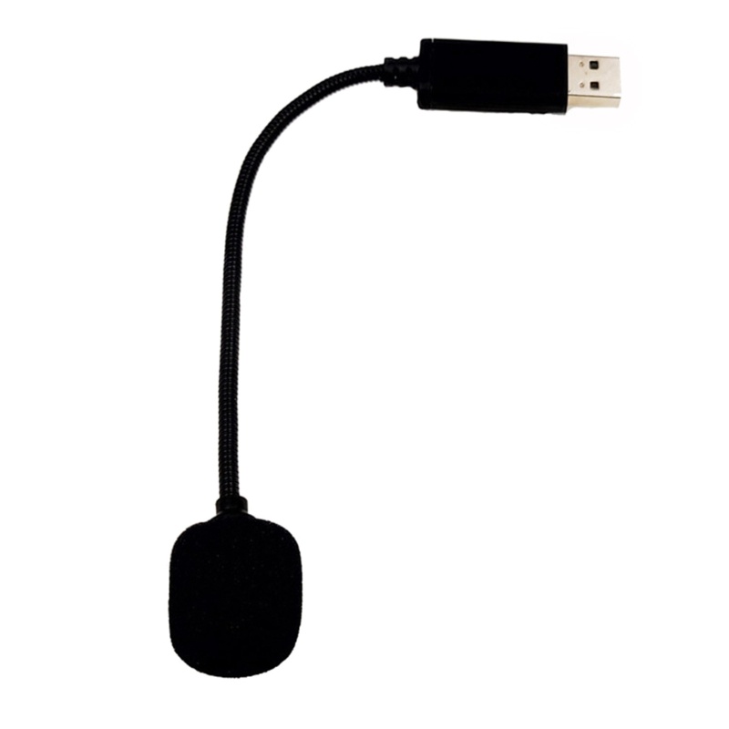 Zzz Mikrofon Mini USB2.0 Portable Adjustable MIC Adapter Untuk Laptop/Notebook
