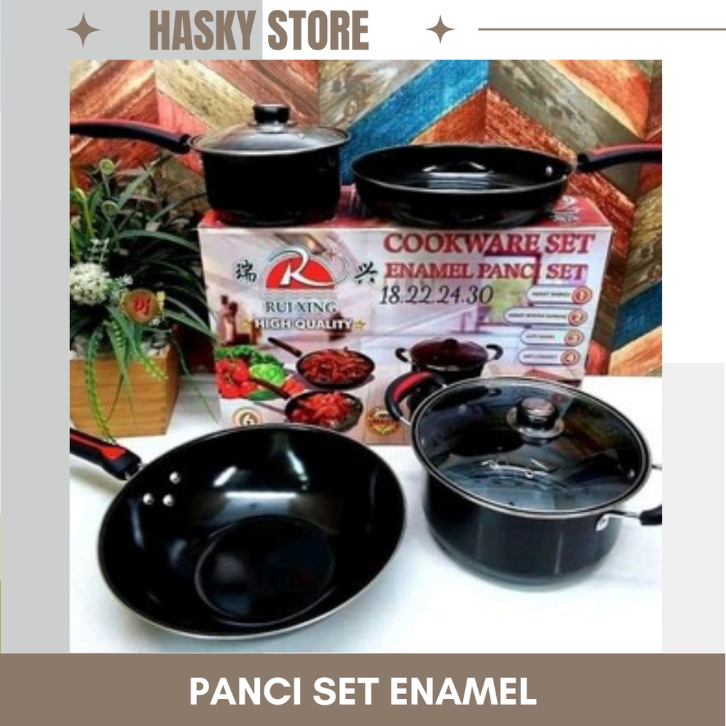 PANCI SET ENAMEL (6pcs)