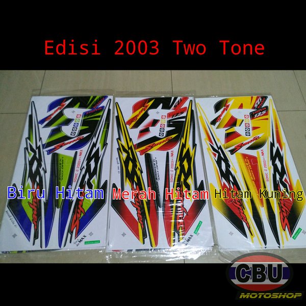 Sticker Lis Body Stripping Nova Sonic 125 Old 2003 Termurah Stok Terbatas