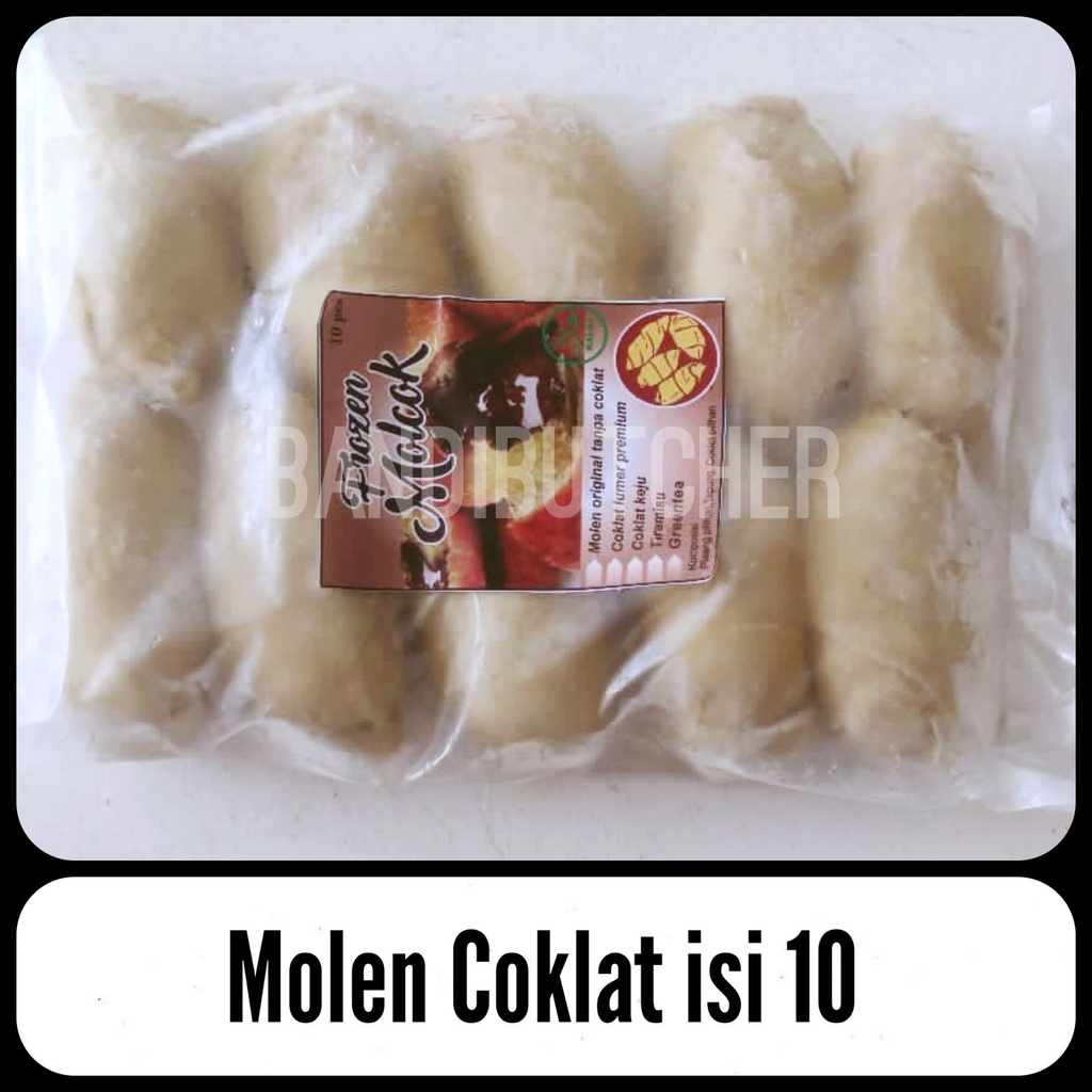 molen coklat lumer pisang jumbo isi 10