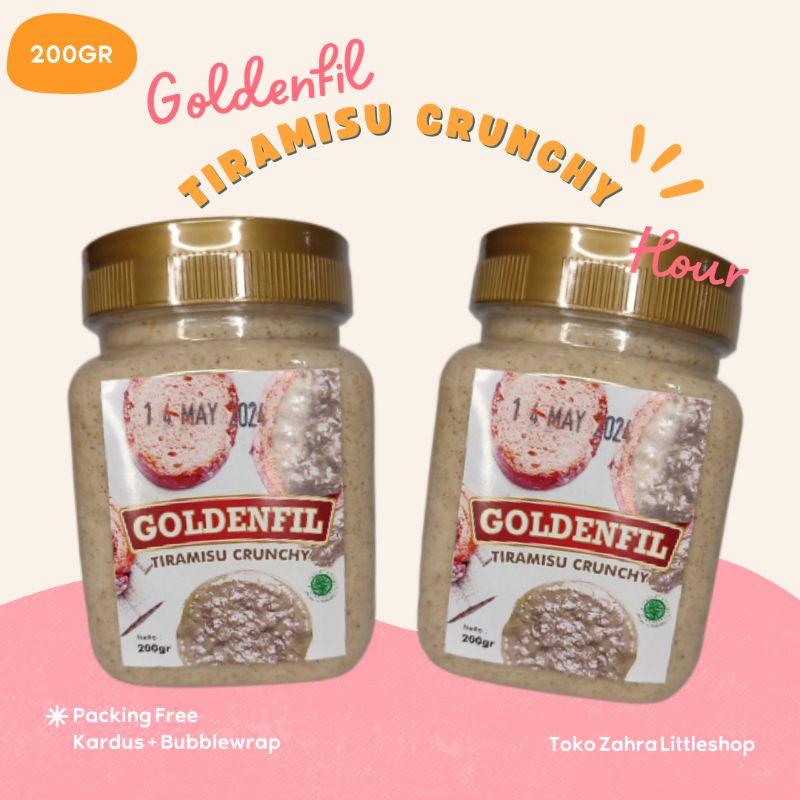 

Goldenfil Tiramisu Crunchy Share In Jar 200gr