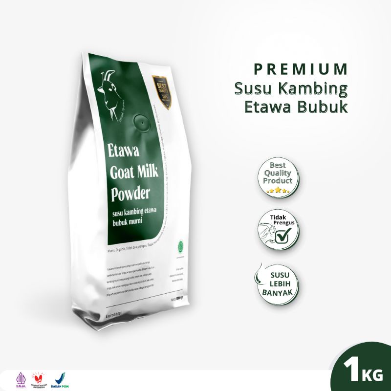 premium susu kambing etawa bubuk syams 1000 gram