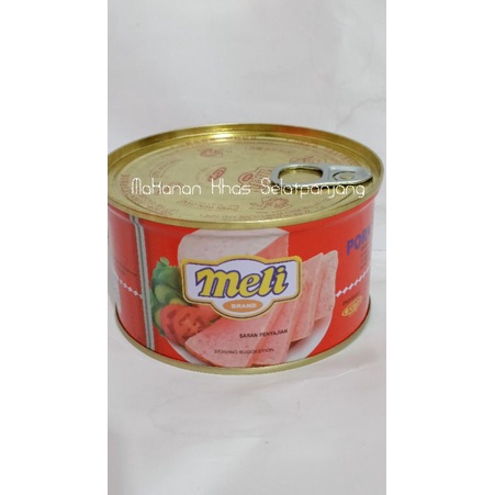 

Luncheon Pork Meat Meli Kemasan Baru 397gr Non Halal