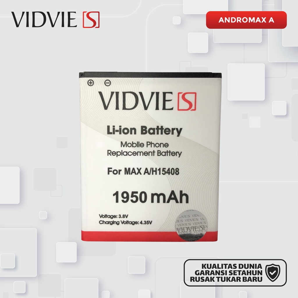 BATTERY VIDVIE-S ANDROMAX A/H15408