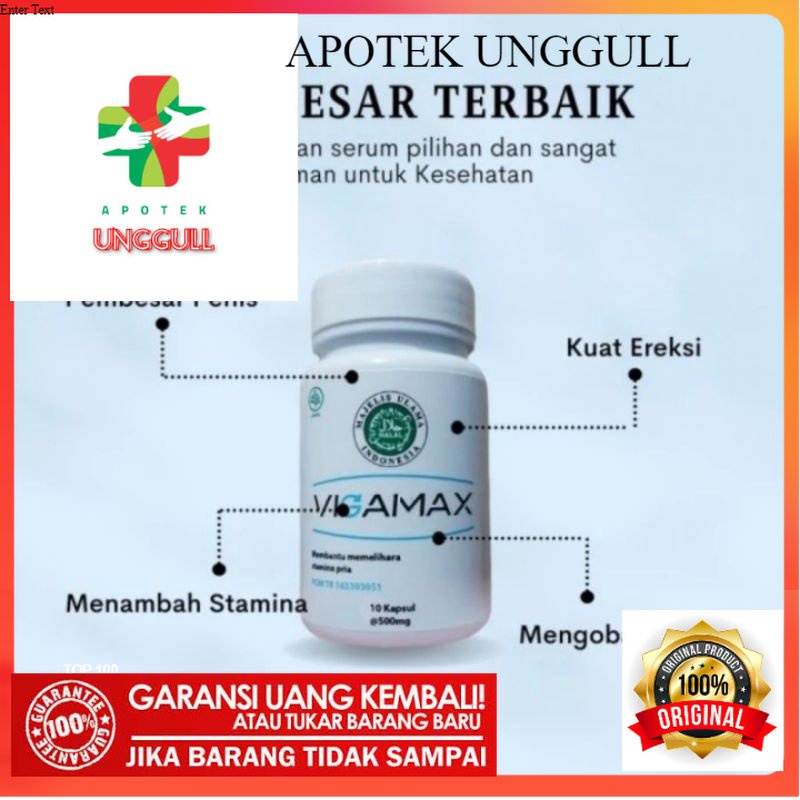 100% ORIGINAL Vigamax Asli Original 100% Obat pembesar ampuh