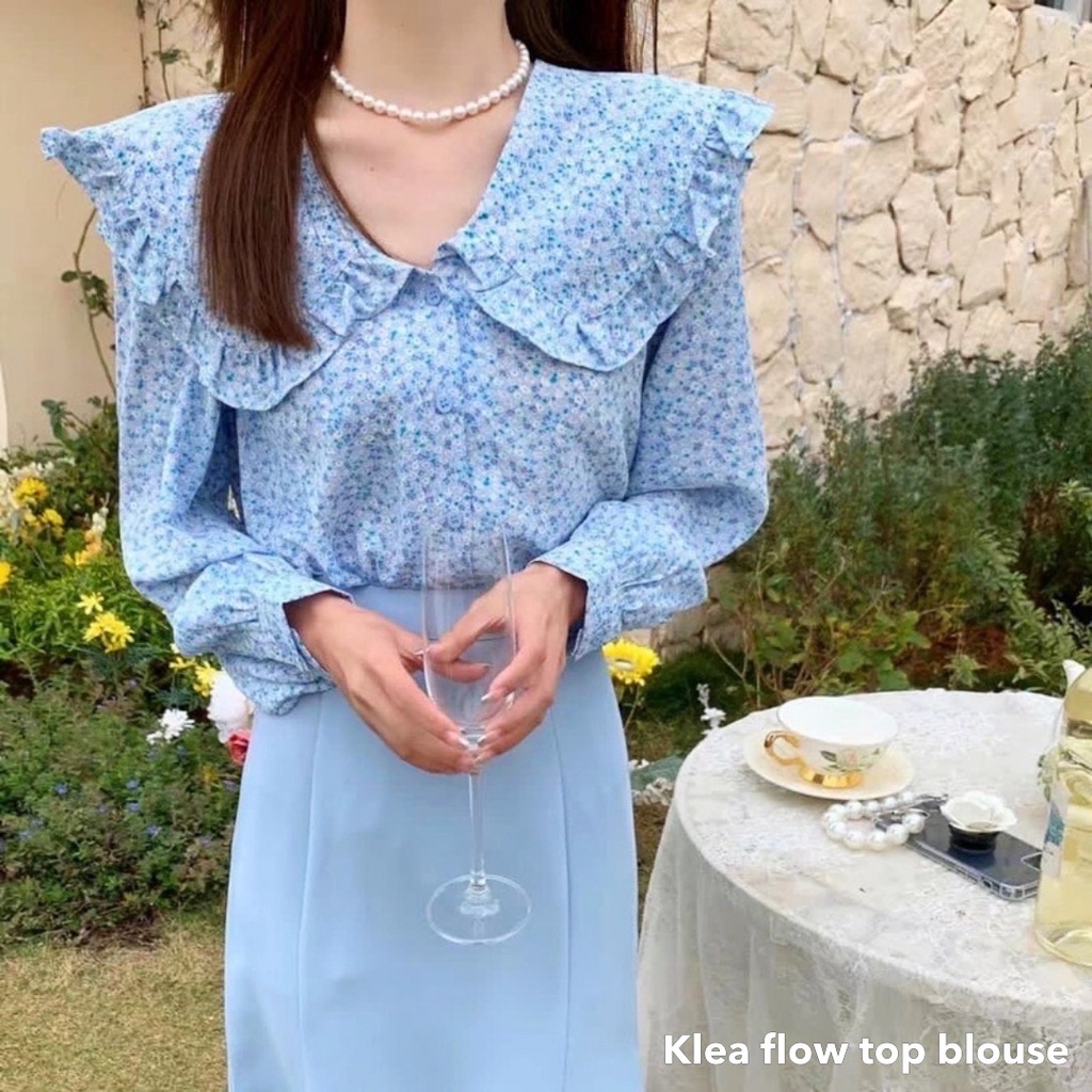 Klea flow top blouse - Thejanclothes