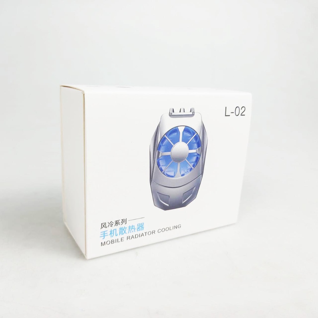 Willkey Smartphone Cooling Fan Kipas Heat Sink Micro USB - L02 - Silver