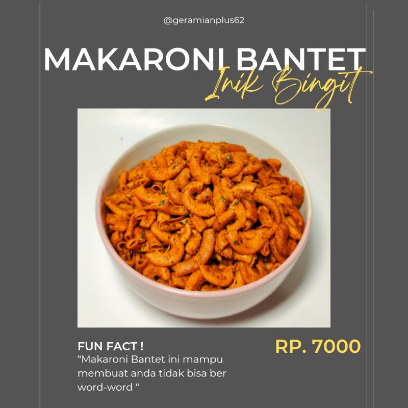 

Makaroni Bantet - Inik Bingit