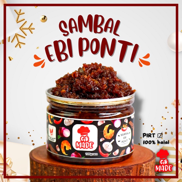 

Asa Sambal Ebi Ponti " Cik Made " - 125 Gram