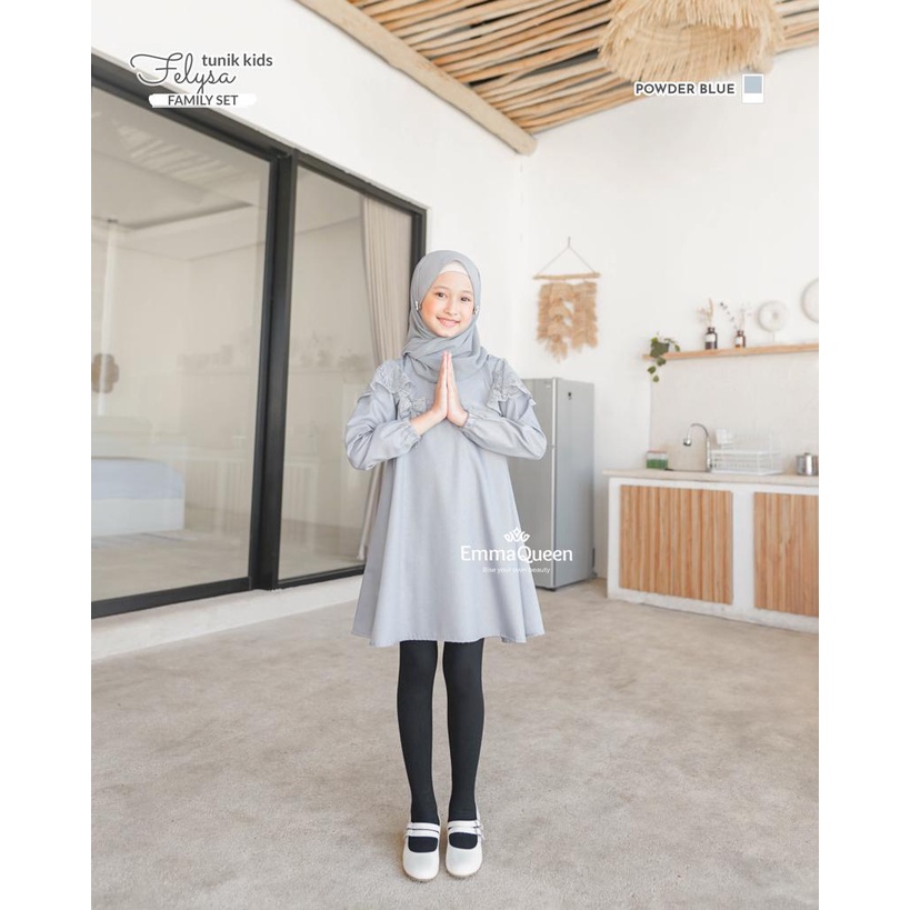 EmmaQueen Dress Anak Elegant - Tunik Felysa Kids