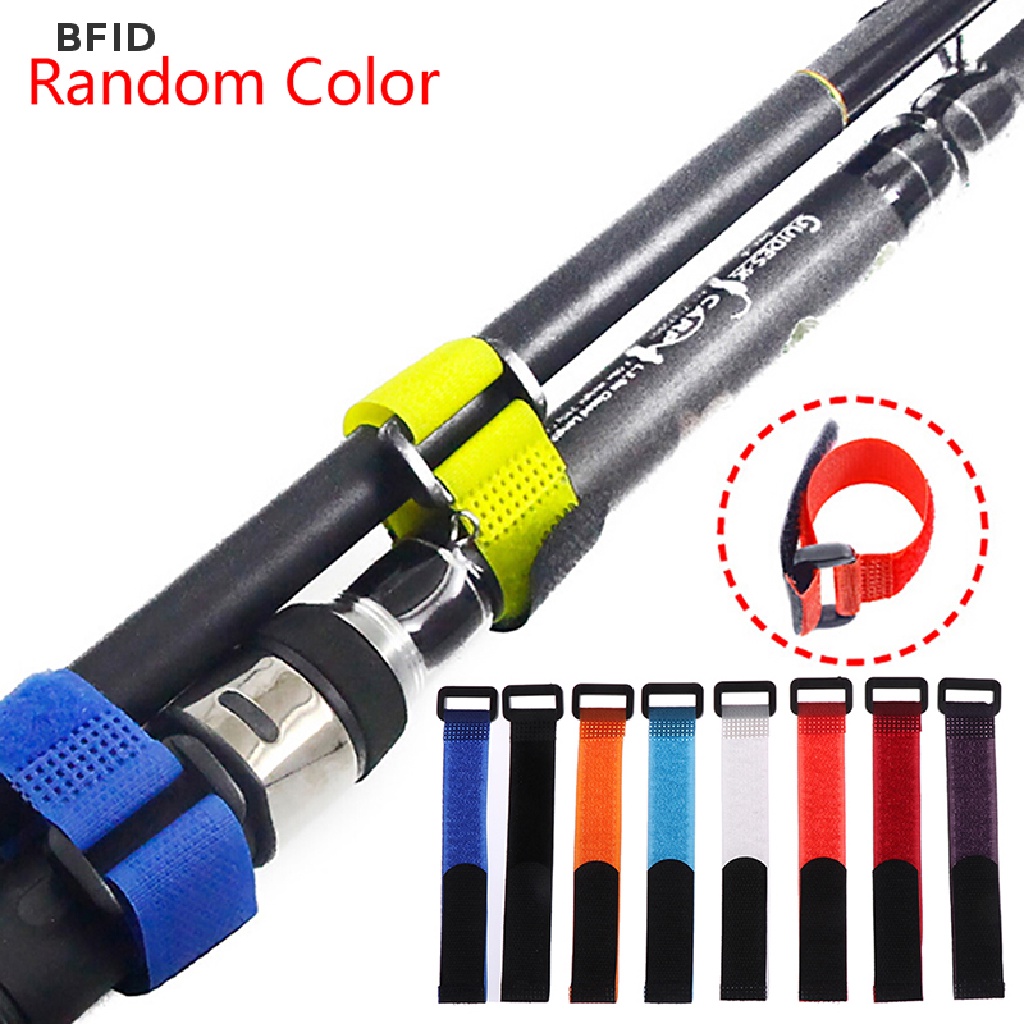 [BFID] 10x Reusable Fishing Rod Tie Holder Tali Pengikat Ties Alat Pancing Supply  [ID] Baju Kaos Distro Pria Wanita Lengan Panjang [ID]