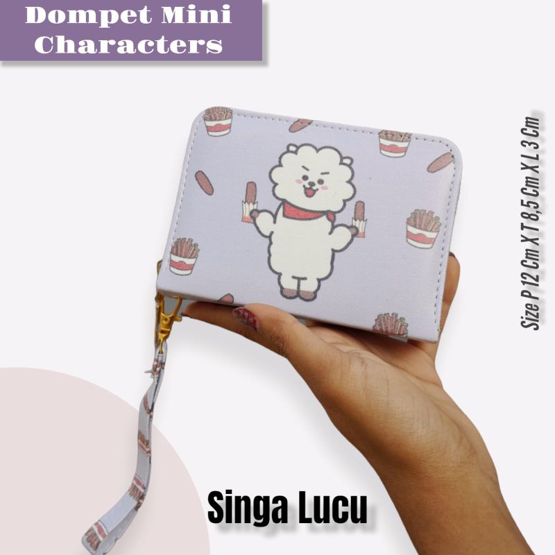 MINI WALLET PRINTING LUCU/DOMPET WANITA MINI ALA KOREAN  MODE