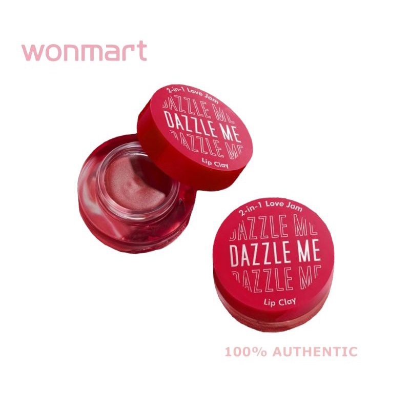 Dazzle me 2in1 Love jam lip clay lipstik blush multifungsi
