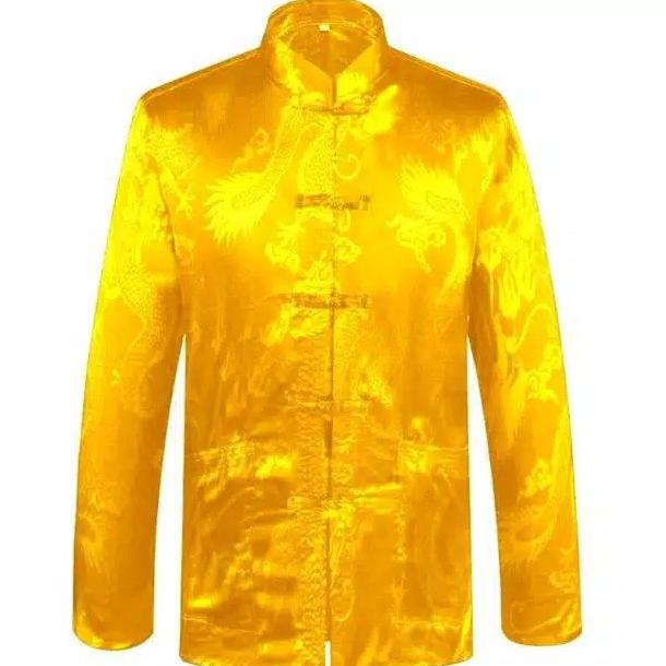 Cheongsam Atasan Pria Lengan Panjang