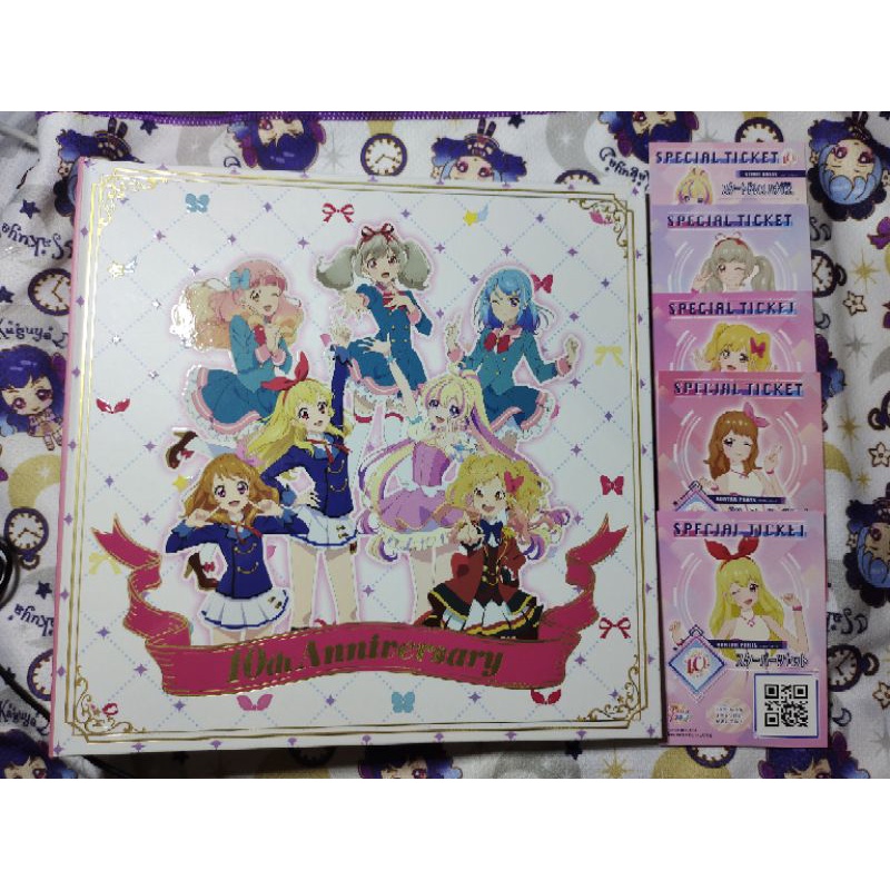 [LIMITED EDITION] AIKATSU 10TH ANNIVERSARY BINDER CARD & SWINGS