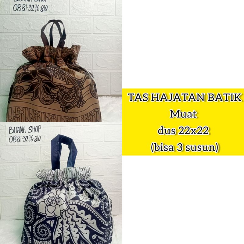 

TAS HAJATAN BATIK DUS 22X22 | TAS BERKAT AQIQAH BERKATAN MURAH