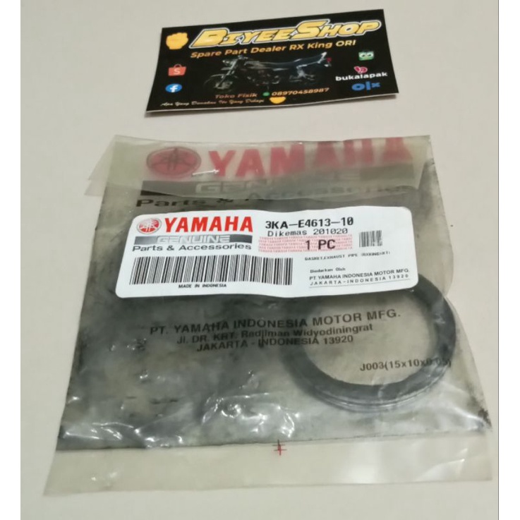 Gasket paking knalpot atas rx king spare part ori