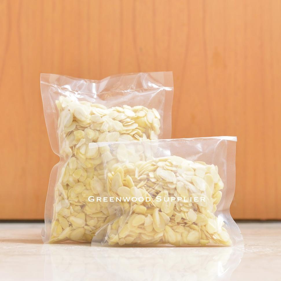 

Grosir ・ Kacang Almond Iris / Almond Slice 250 Gram •