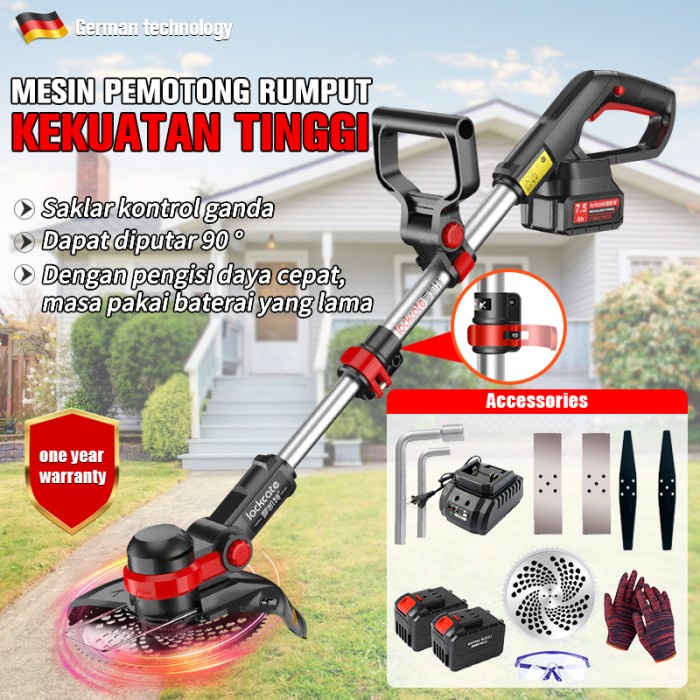 Pemotong 36V/48V Mesin Potong Rumput Pemotong Rumput Baterai Pemotong Rumput