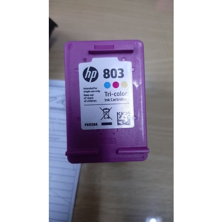 Tinta cartridge bekas HP 803 kosong ORIGINAL
