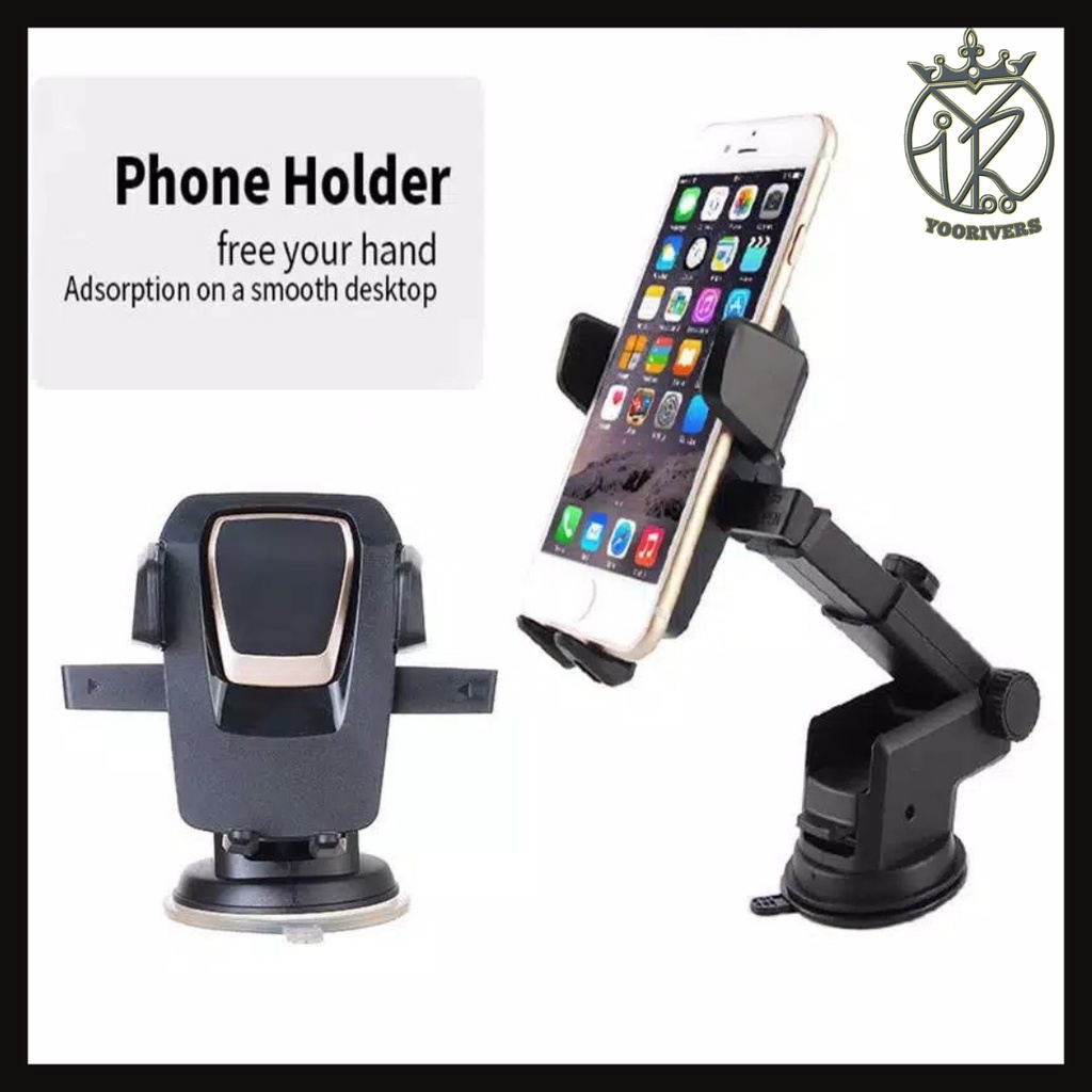 holder hp kaca dashboard mobil 360 derajat model robot car phone holder robot leher panjang