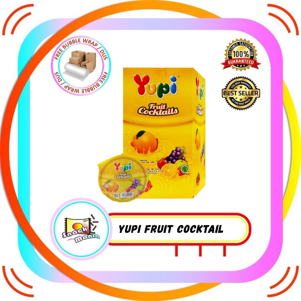 

Yupi Permen Jelly Fruit Cocktail 180 gr BOX