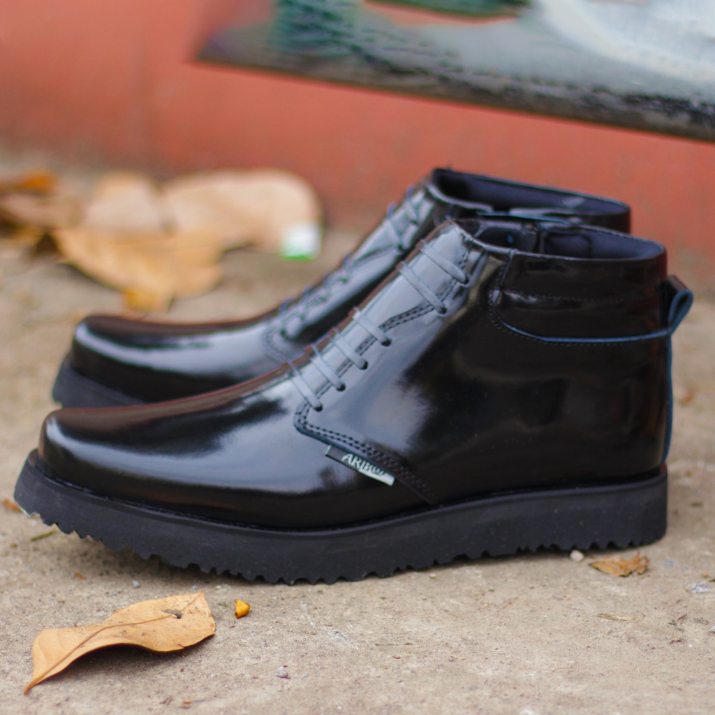 SEPATU PDH TNI ABRI POLRI ASLI  Sepatu PDH Kulit Kilap TNI, POLRI, PNS, Security