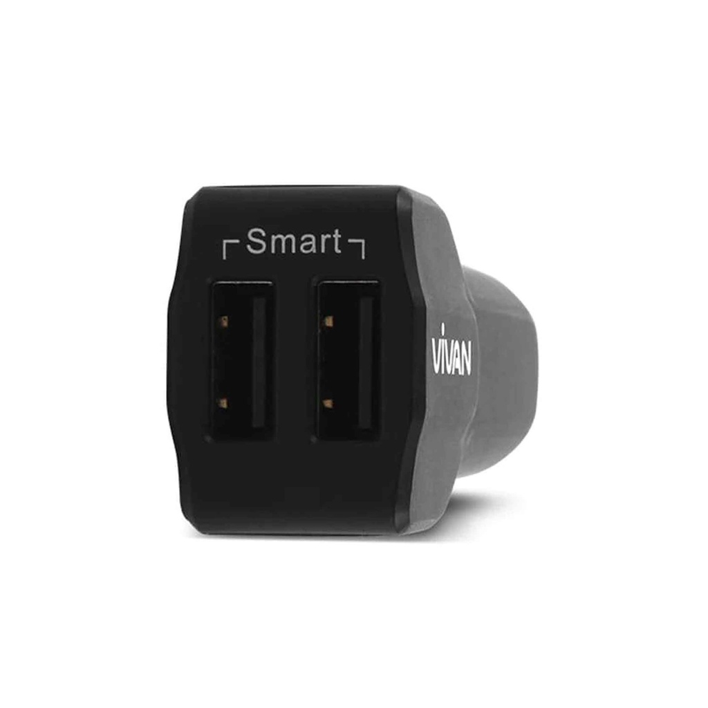 Vivan/ Car Charger/ CCO2S/ Fast Charging 3.1A/ Charger
