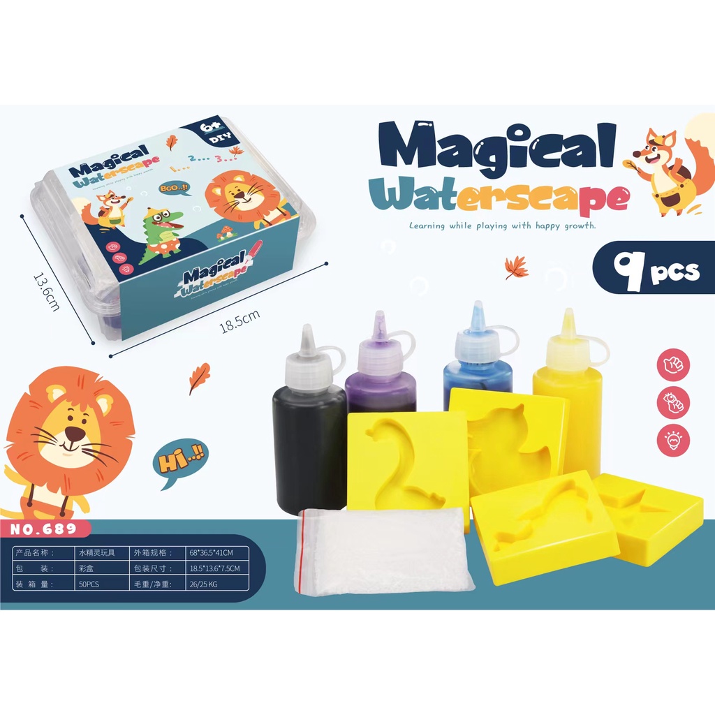 DIY MAGICAL WATERSCAPE MAINAN KREATIFITAS WATER SCAPE JELLY MAINAN MEMBUAT PRAKARYA