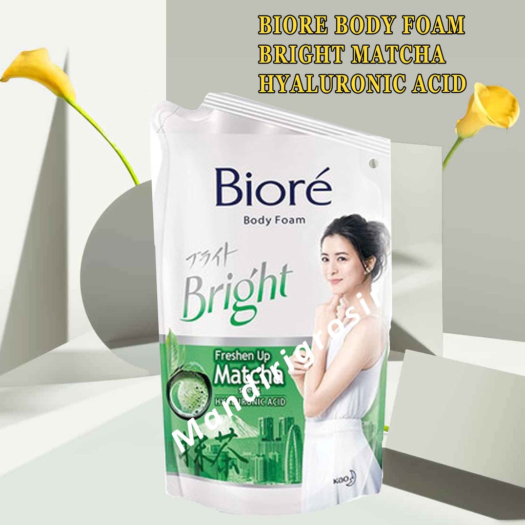 Biore *body foam *bright /matcha *400 ml