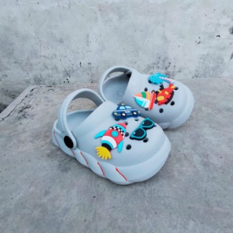 Sandal Baim Anak Laki Laki Sandal Bayi Tali Belakang Sandal Kodok Baby Sandal Viral