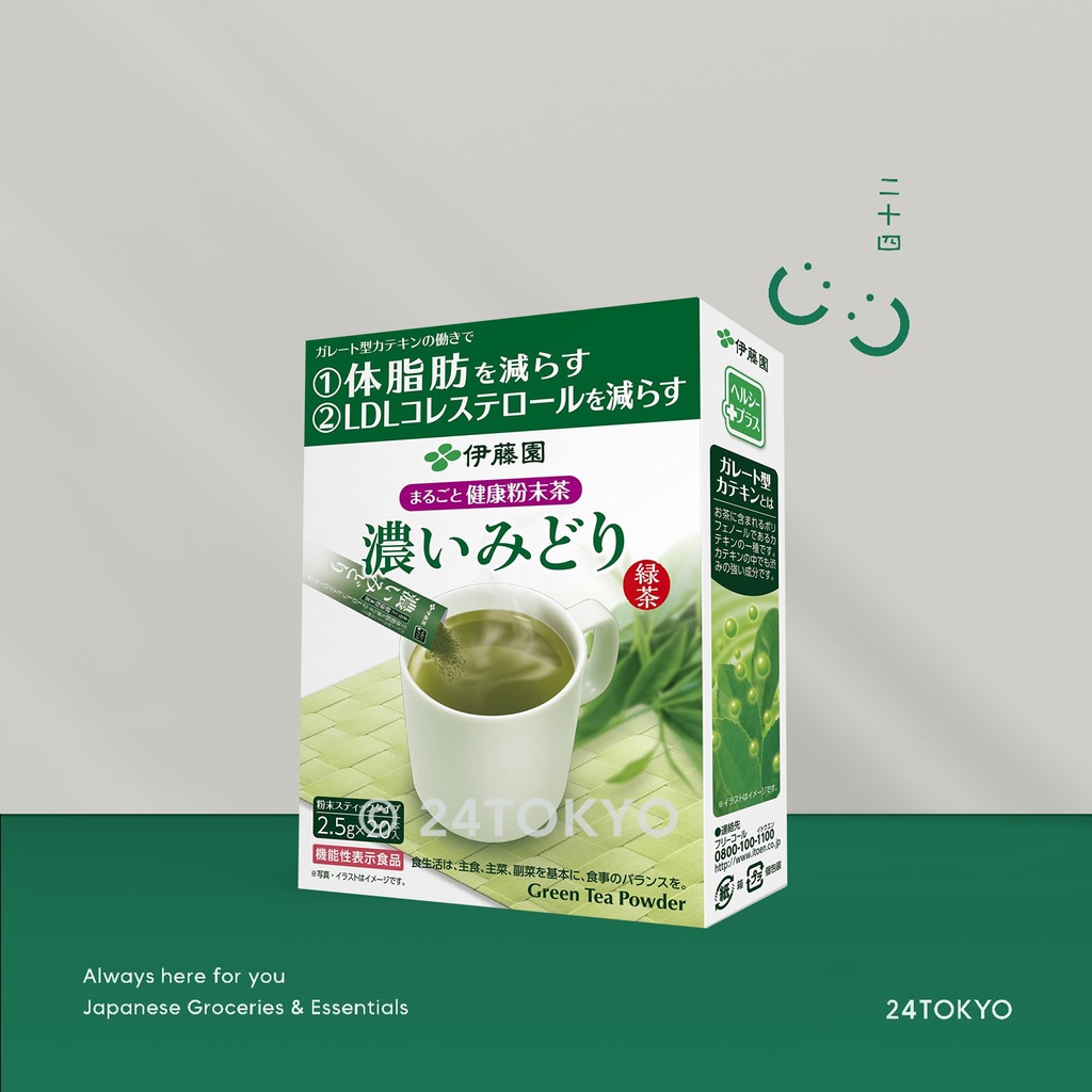 

24Tokyo - Itoen green tea matcha Jepang bakar lemak menurunkan kolestrol LDL diet sehat alami