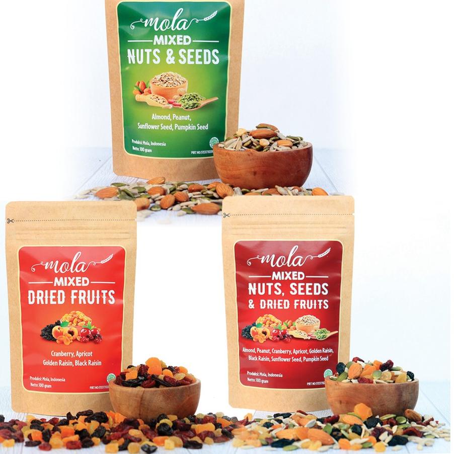 

✨12.12✨ Mola Mixed Nuts & Seed, Mixed Dried Fruits, Mixed Nuts Seeds & Dried Fruits gas !!